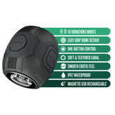 M For Men | Dome X – Vibrating Automatic Male Masturbator With Easy-Grip Discreet Dome Design Stroker – Black